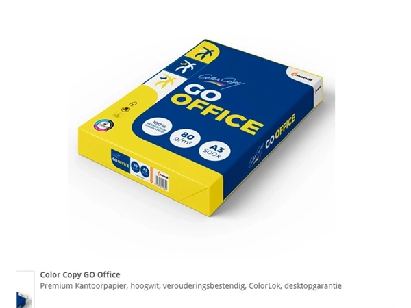 Een COLOR COPY GO OFFICE A4 80GR KOPIEERPAPIER (1 PALLET=40 DOZEN) koop je bij Buro De Peuter