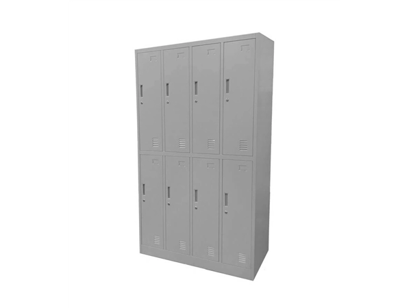 Een KLEDINGLOCKER 8 DEUR (H185 x B109 x D45 cm) koop je bij Buro De Peuter