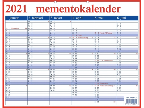 Een MEMENTO KALENDER 2025 - OP=OP koop je bij Buro De Peuter