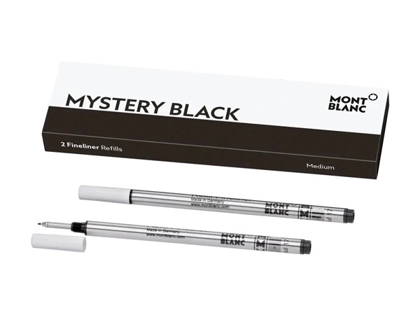 Een MONTBLANC FINELINER VULLING ZWART MEDIUM - SET VAN 2 koop je bij Buro De Peuter