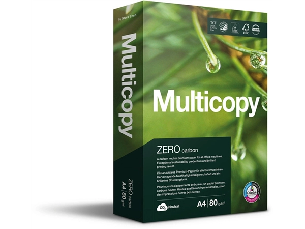 Een MULTICOPY ZERO A4 80GR KOPIEERPAPIER (1 PALLET=40 DOZEN) koop je bij Buro De Peuter