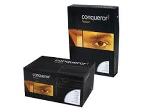 Een CONQUEROR WOVE HIGH WHITE A4 PAPIER 100 GR - 500 VEL koop je bij Buro De Peuter