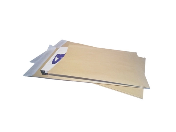 Een ENVELOP KRAFT WIT MET STRIP 229X335X30MM MET BALG - 250 STUKS koop je bij Buro De Peuter