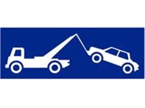 Een PICTOGRAM VERBODEN TE PARKEREN/WEGSLEPEN koop je bij Buro De Peuter