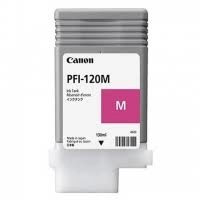 Een INKTCARTRIDGE CANON PFI-120M - MAGENTA/ROOD 130ML koop je bij Buro De Peuter